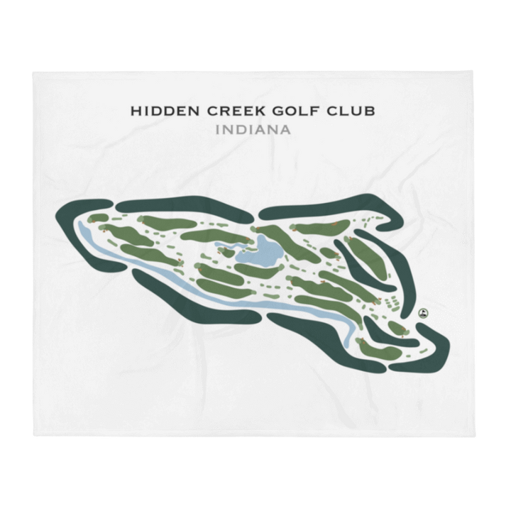 Hidden Creek Golf Club, Indiana - Printed Golf Courses