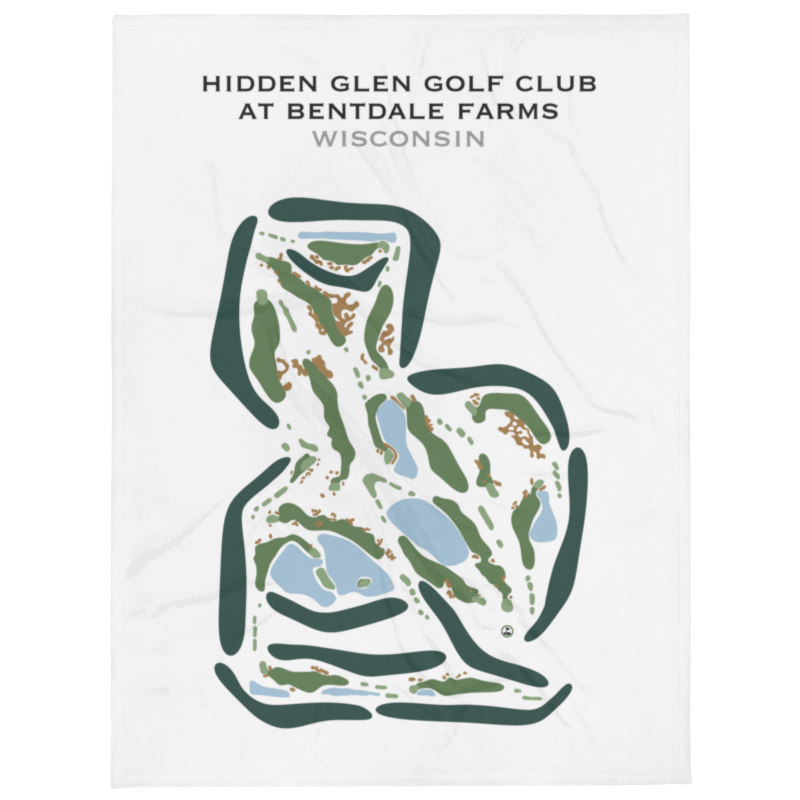 Hidden Glen At Bentdale Farms, Wisconsin - Printed Golf Courses