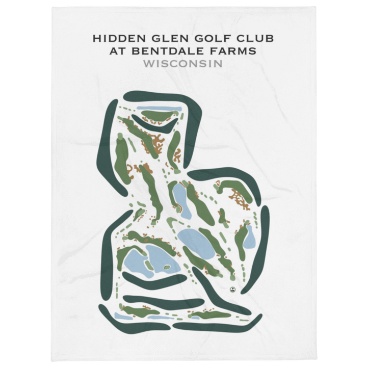 Hidden Glen At Bentdale Farms, Wisconsin - Printed Golf Courses