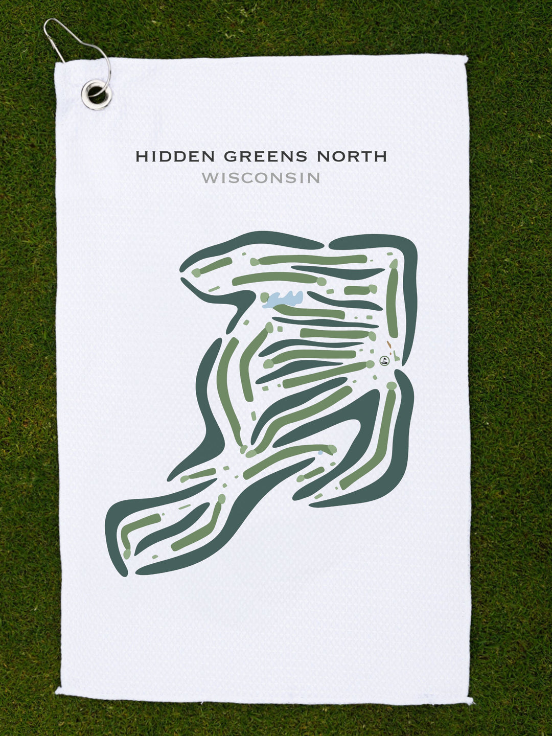 Hidden Greens North, Wisconsin - Printed Golf Courses