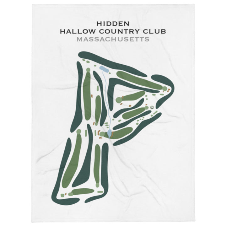 Hidden Hollow Country Club, Massachusetts - Printed Golf Course