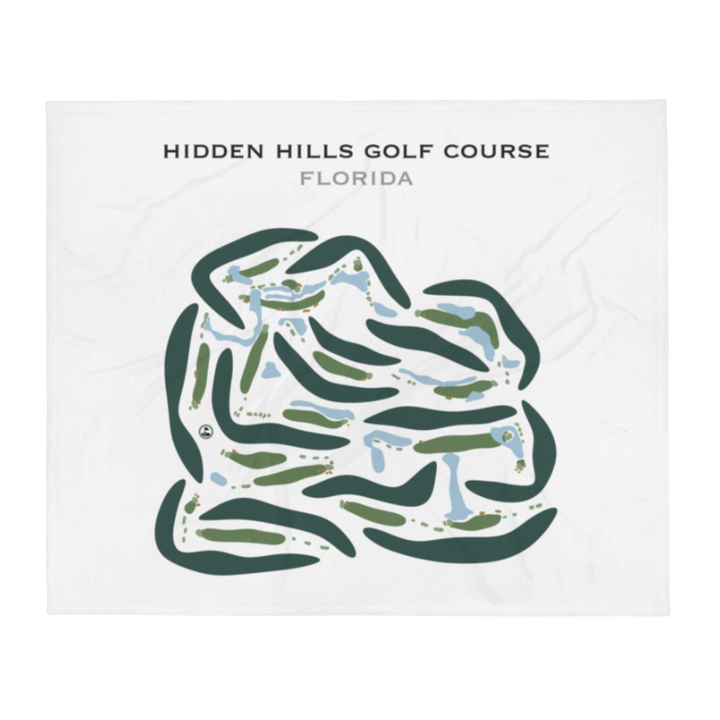 Hidden Hills Golf Course, Florida - Printed Golf Courses