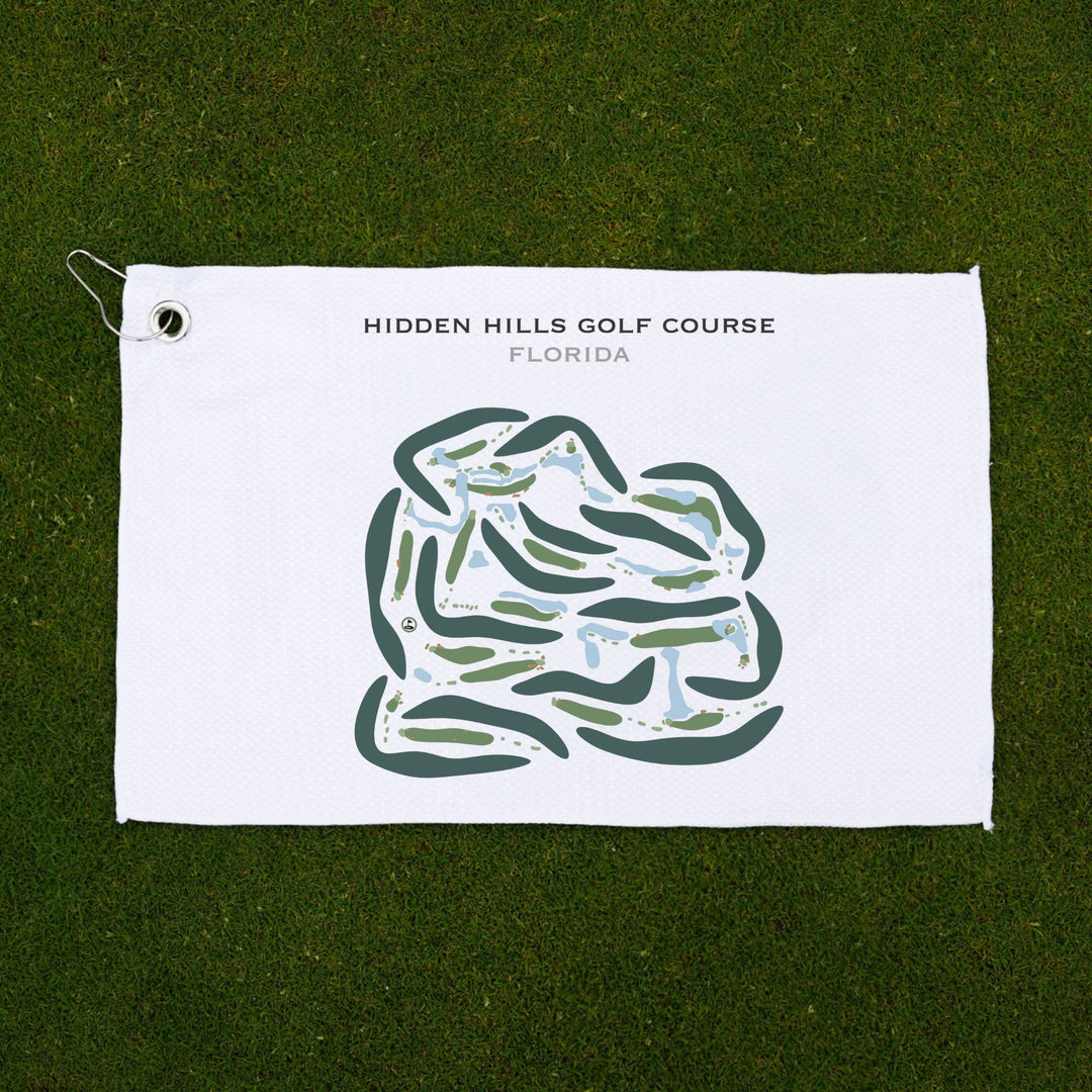Hidden Hills Golf Course, Florida - Printed Golf Courses