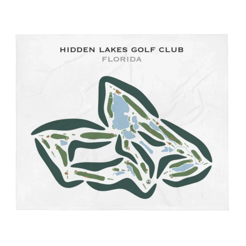 Hidden Lakes Golf Club, New Smyrna, Florida - Printed Golf Courses