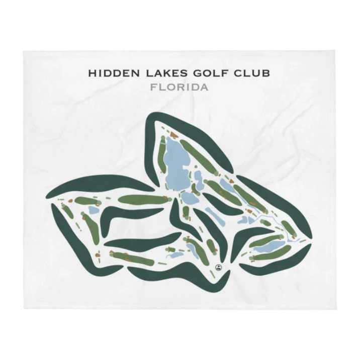 Hidden Lakes Golf Club, Florida - Printed Golf Courses