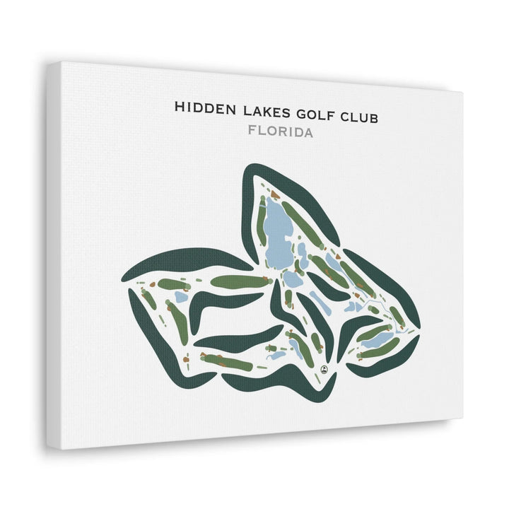 Hidden Lakes Golf Club, New Smyrna, Florida - Printed Golf Courses