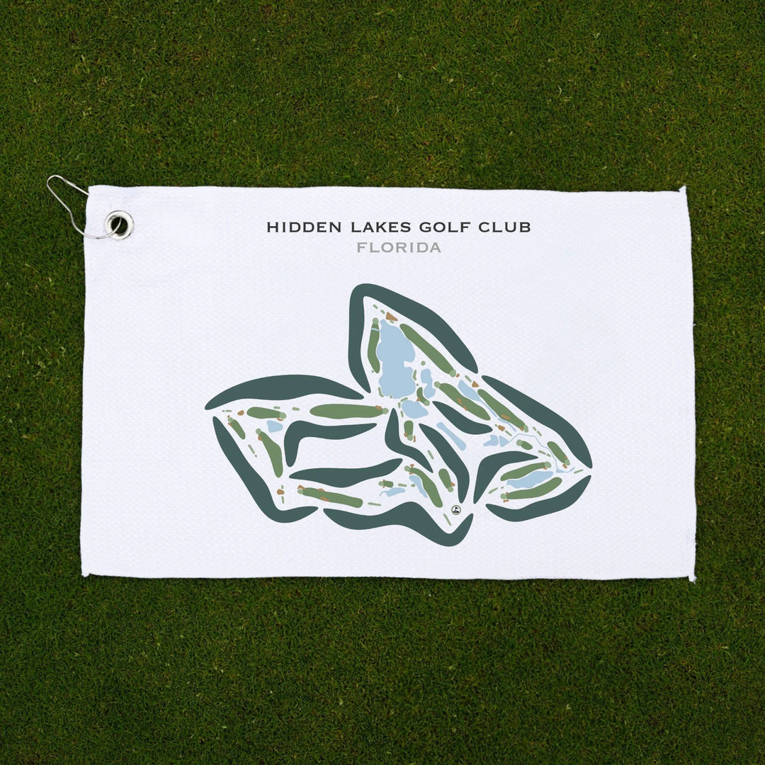 Hidden Lakes Golf Club, New Smyrna, Florida - Printed Golf Courses