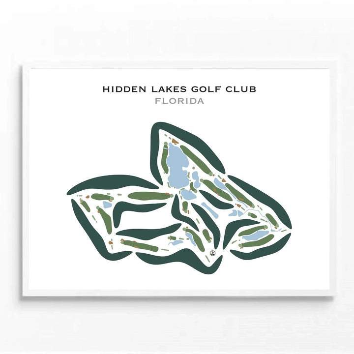 Hidden Lakes Golf Club, Florida - Printed Golf Courses