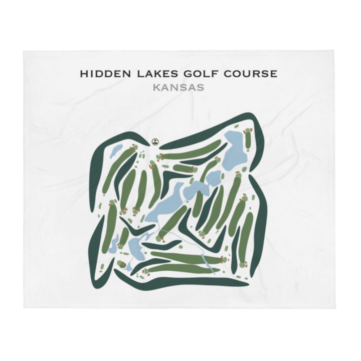 Hidden Lakes Golf Course, Kansas - Printed Golf Courses