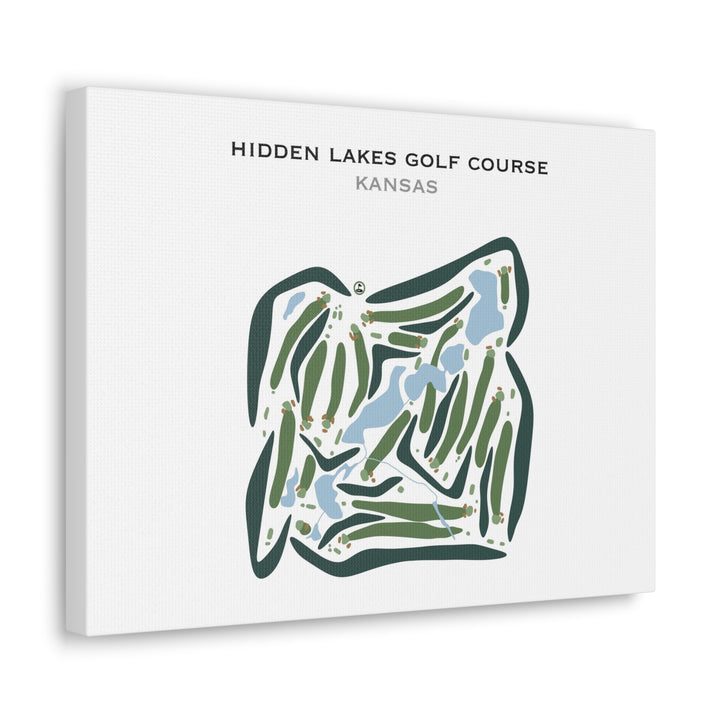 Hidden Lakes Golf Course, Kansas - Printed Golf Courses