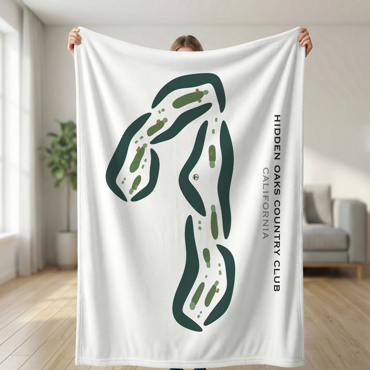 Hidden Oaks Country Club, California - Printed Golf Courses