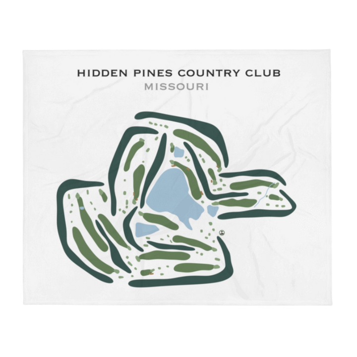 Hidden Pines Country Club, Missouri - Printed Golf Courses