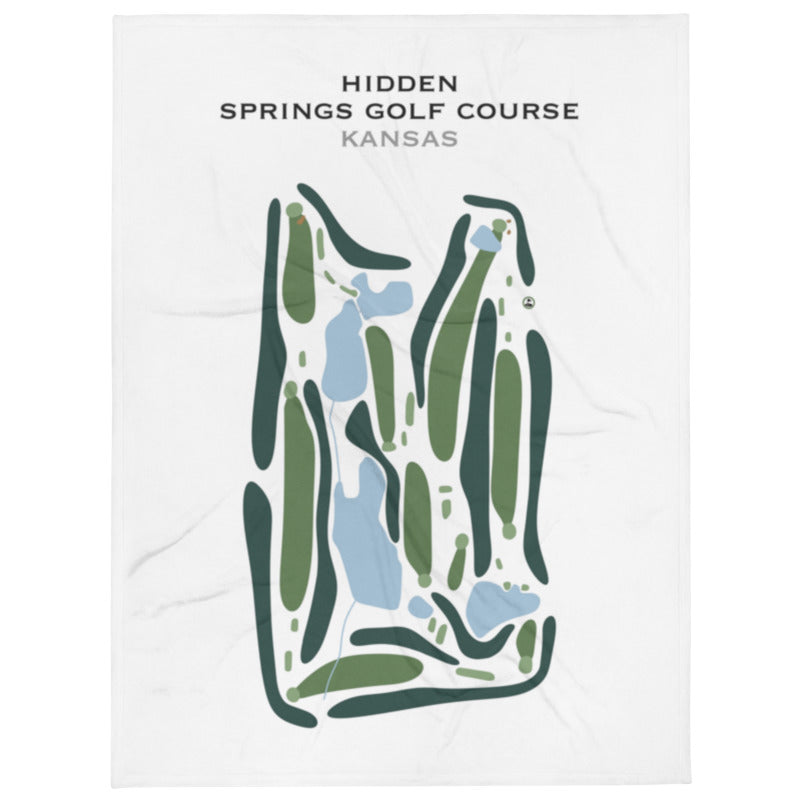 Hidden Springs Golf Course, Kansas - Printed Golf Course