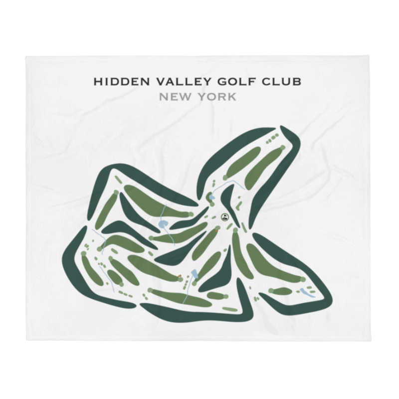 Hidden Valley Golf Club, New York - Printed Golf Courses