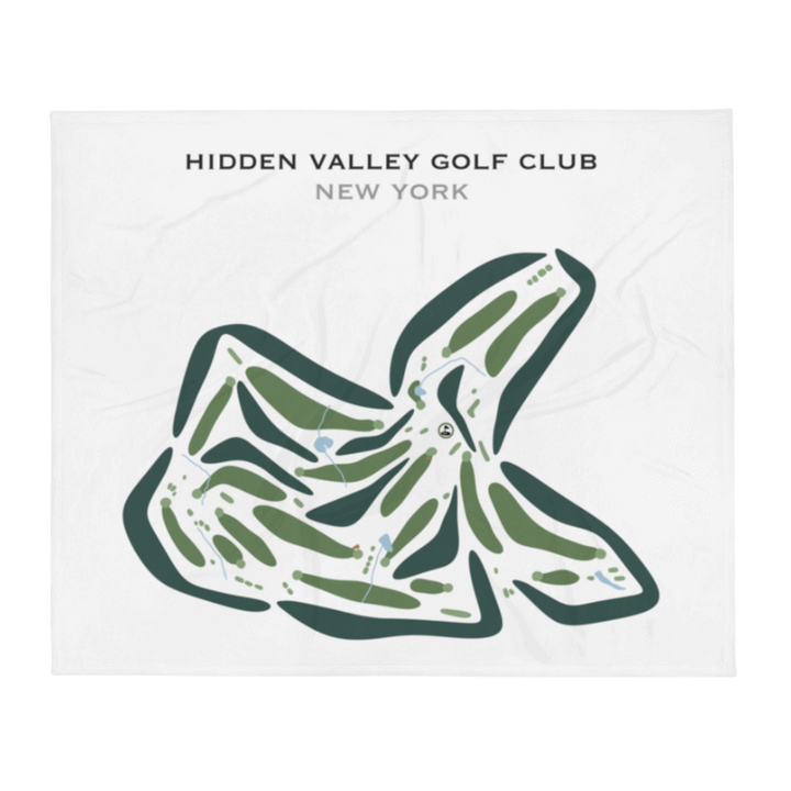 Hidden Valley Golf Club, New York - Printed Golf Courses