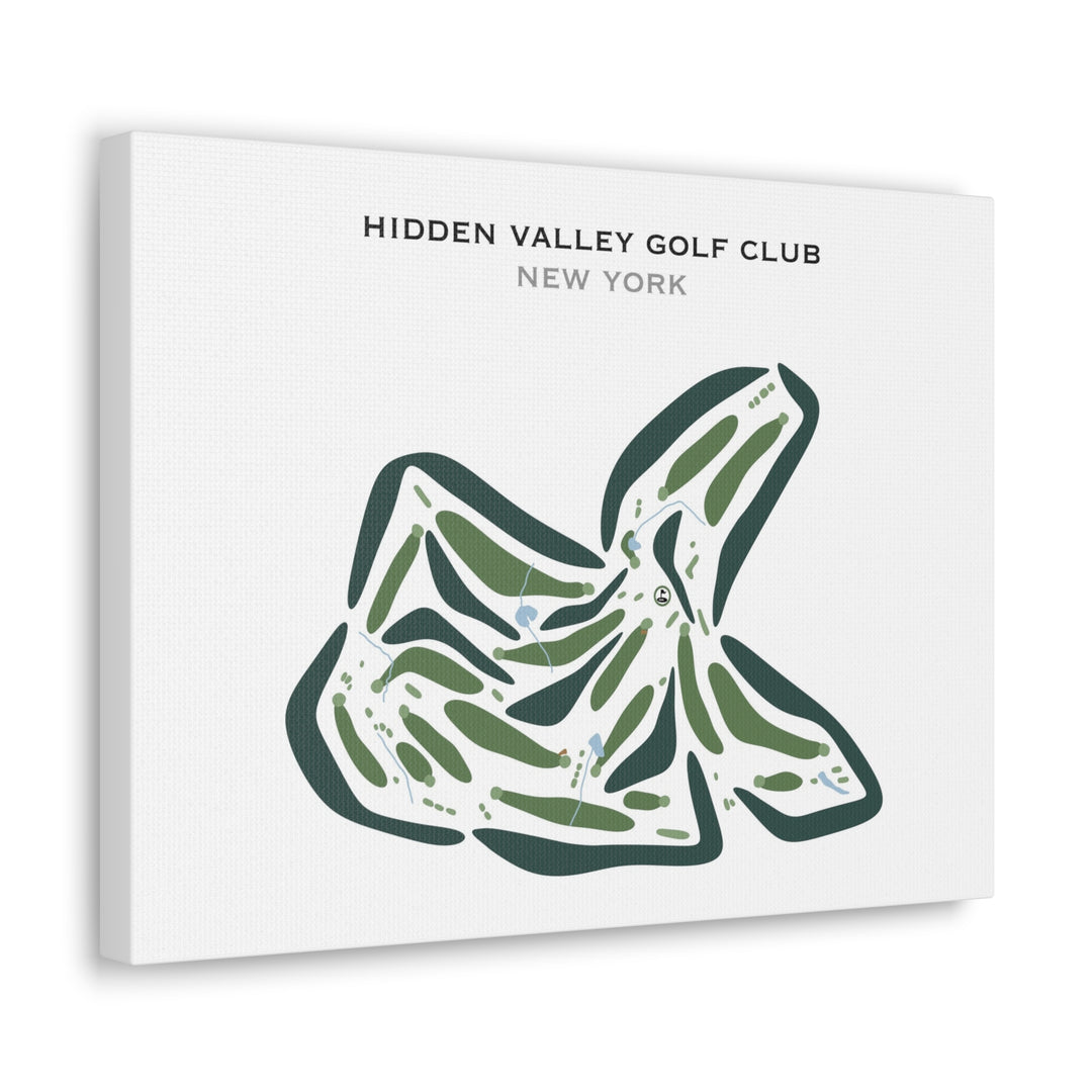 Hidden Valley Golf Club, New York - Printed Golf Courses