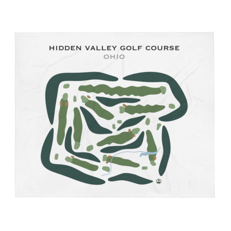 Hidden Valley Golf Course, Ohio - Printed Golf Courses