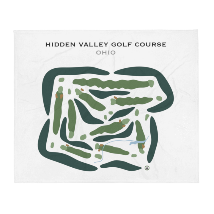 Hidden Valley Golf Course, Ohio - Printed Golf Courses