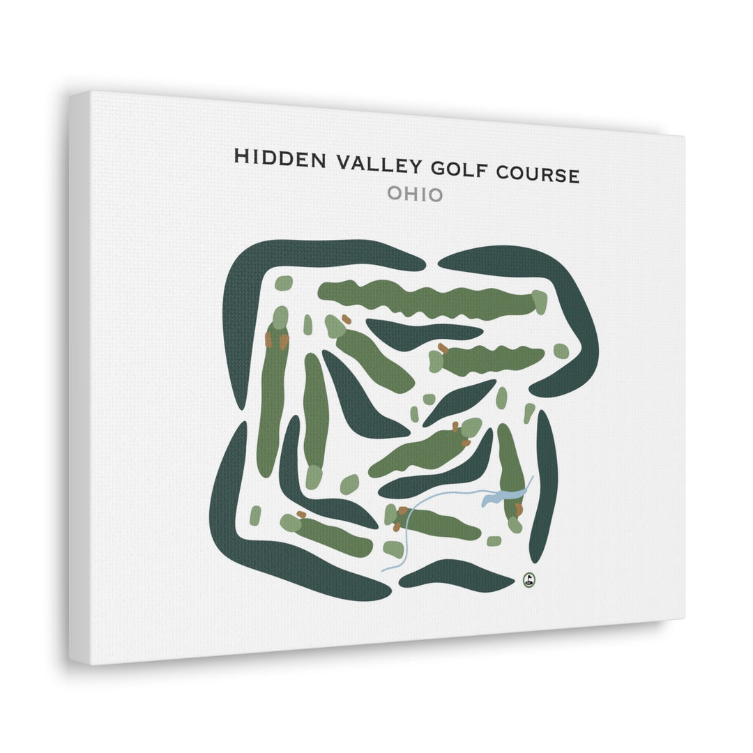 Hidden Valley Golf Course, Ohio - Printed Golf Courses