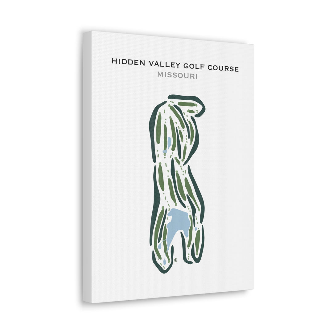 Hidden Valley Golf Course, Missouri - Printed Golf Courses