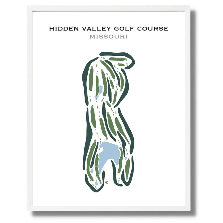 Hidden Valley Golf Course, Missouri - Printed Golf Courses