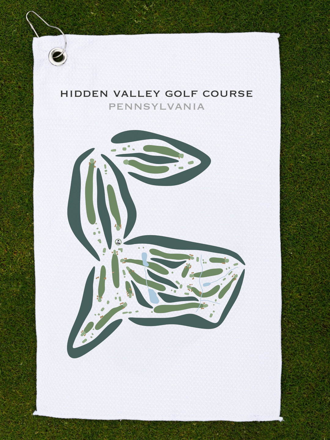 Hidden Valley Golf Course, Pennsylvania - Printed Golf Courses