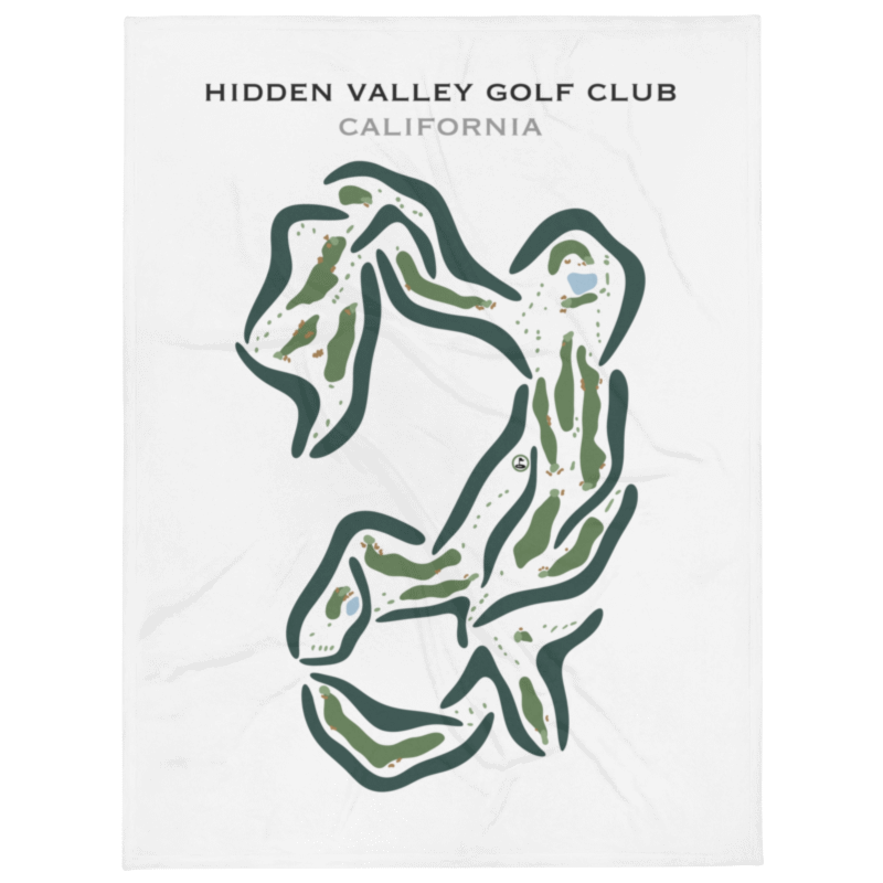 Hidden Valley Golf Club, California - Printed Golf Courses