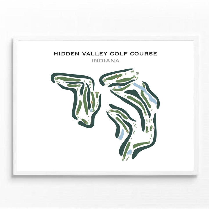 Hidden Valley Golf Course, Indiana - Golf Course Prints