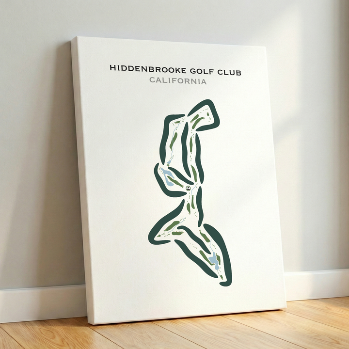 Hiddenbrooke Golf Club, California - Printed Golf Courses