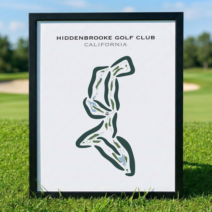 Hiddenbrooke Golf Club, California - Printed Golf Courses
