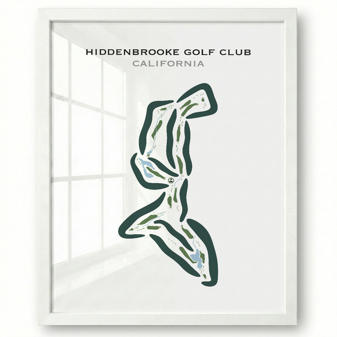 Hiddenbrooke Golf Club, California - Printed Golf Courses
