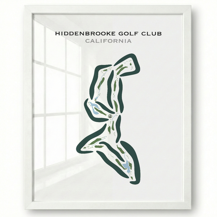 Hiddenbrooke Golf Club, California - Printed Golf Courses