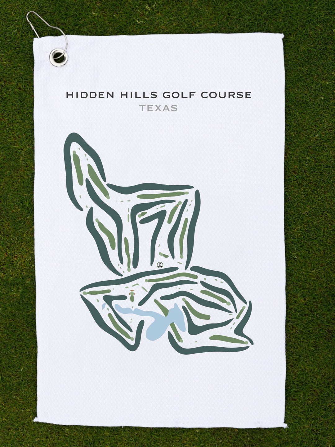 Hidden Hills Golf Course, Texas - Printed Golf Courses