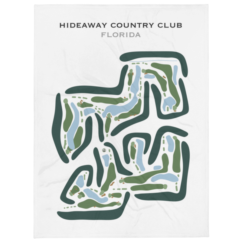 Hideaway Country Club, Florida - Printed Golf Courses