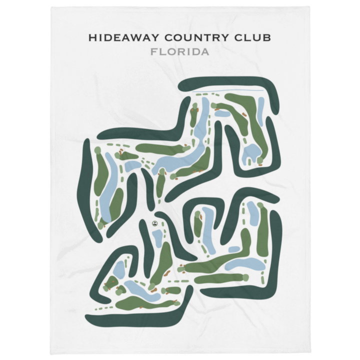 Hideaway Country Club, Florida - Printed Golf Courses