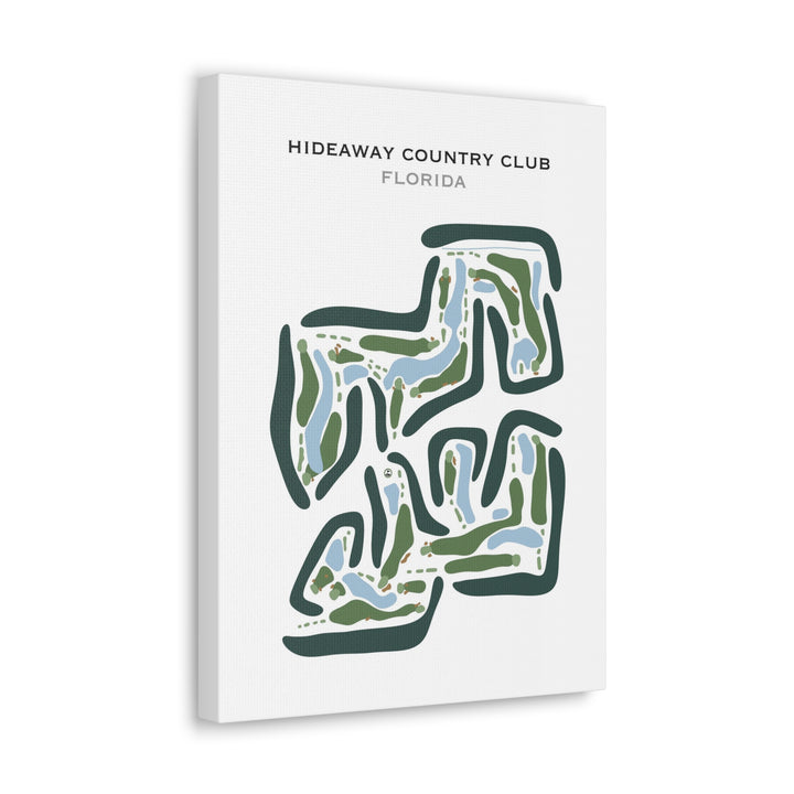 Hideaway Country Club, Florida - Printed Golf Courses