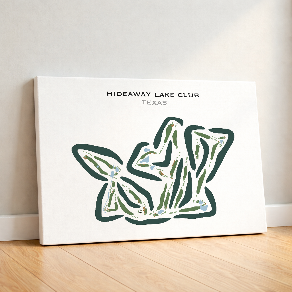 Hideaway Lake Club, Texas - Printed Golf Courses