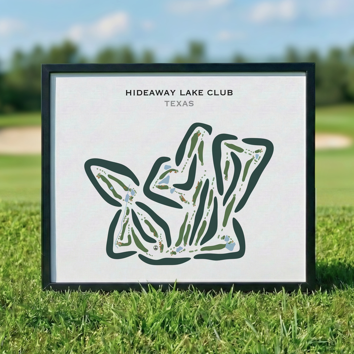 Hideaway Lake Club, Texas - Printed Golf Courses