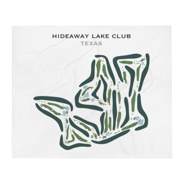 Hideaway Lake Club, Texas - Printed Golf Courses