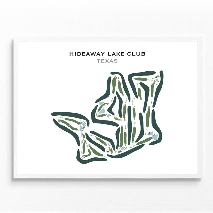 Hideaway Lake Club, Texas - Printed Golf Courses