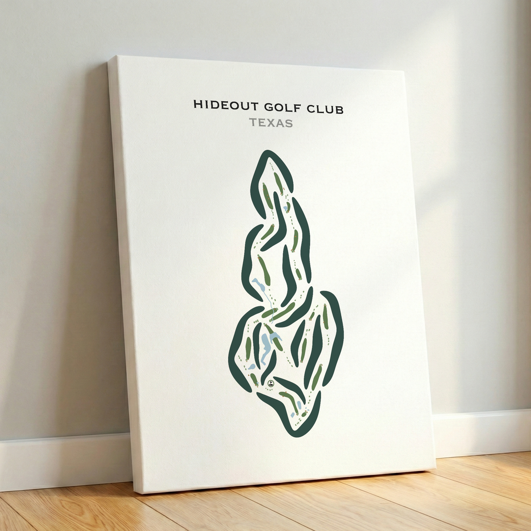 Hideout Golf Club, Texas - Printed Golf Courses