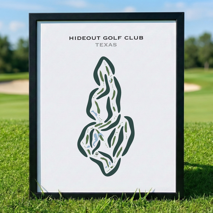 Hideout Golf Club, Texas - Printed Golf Courses