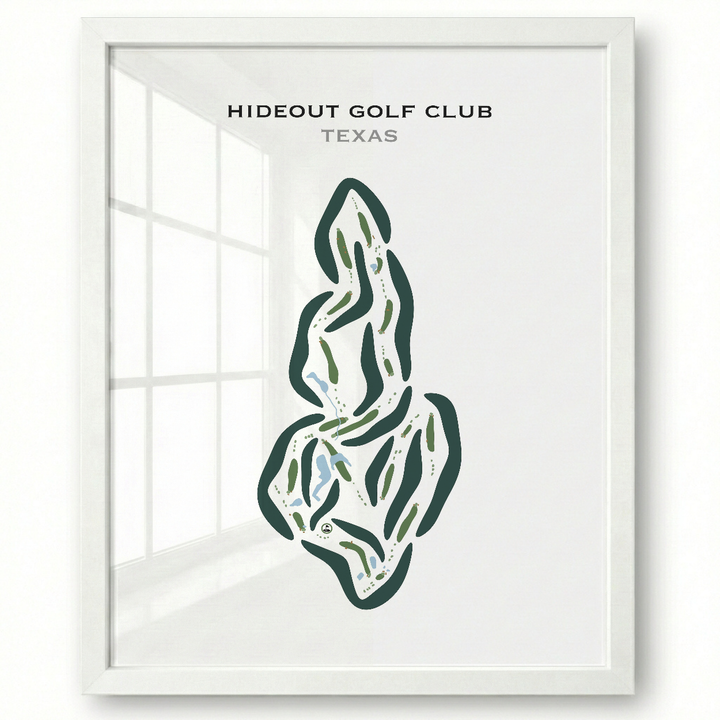 Hideout Golf Club, Texas - Printed Golf Courses