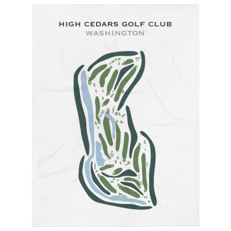 High Cedars Golf Club, Washington - Printed Golf Courses