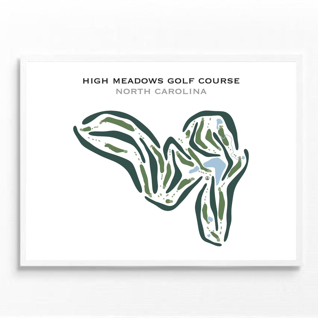 High Meadows Golf Course, North Carolina - Printed Golf Courses