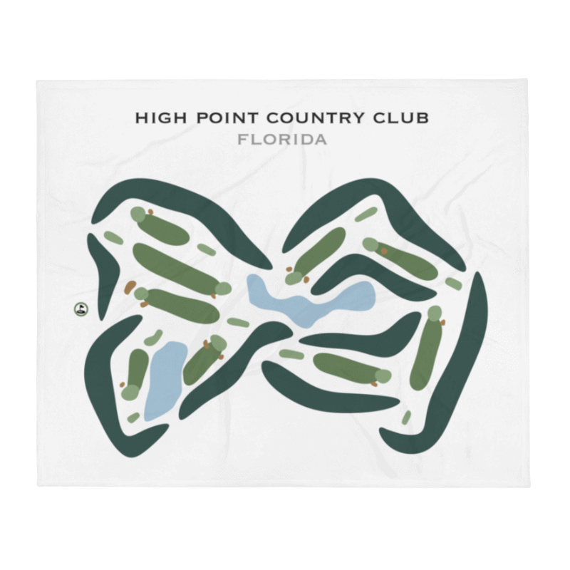 High Point Country Club, Florida - Printed Golf Courses