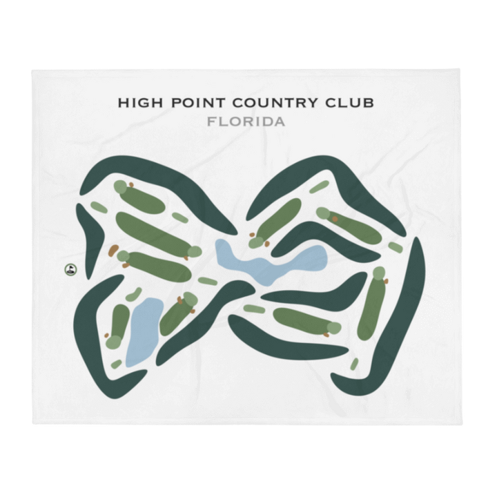 High Point Country Club, Florida - Printed Golf Courses
