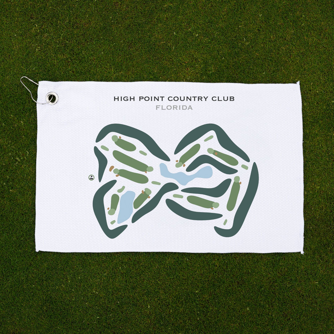 High Point Country Club, Florida - Printed Golf Courses
