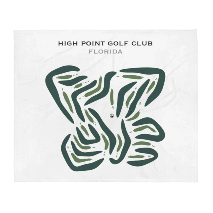 High Point Golf Club, Florida - Printed Golf Courses