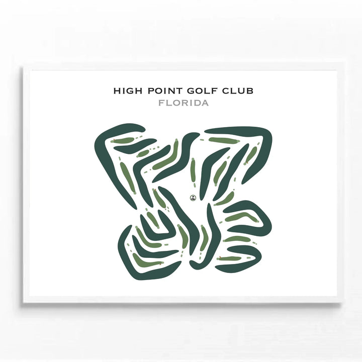 High Point Golf Club, Florida - Printed Golf Courses